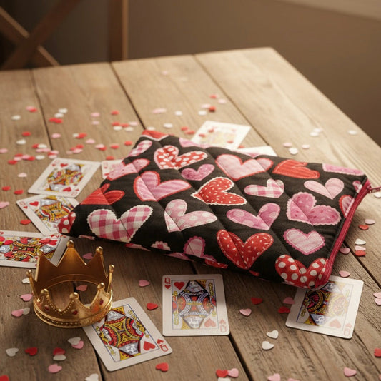 Queen Of Hearts Tablet/ Book Sleeve Cover